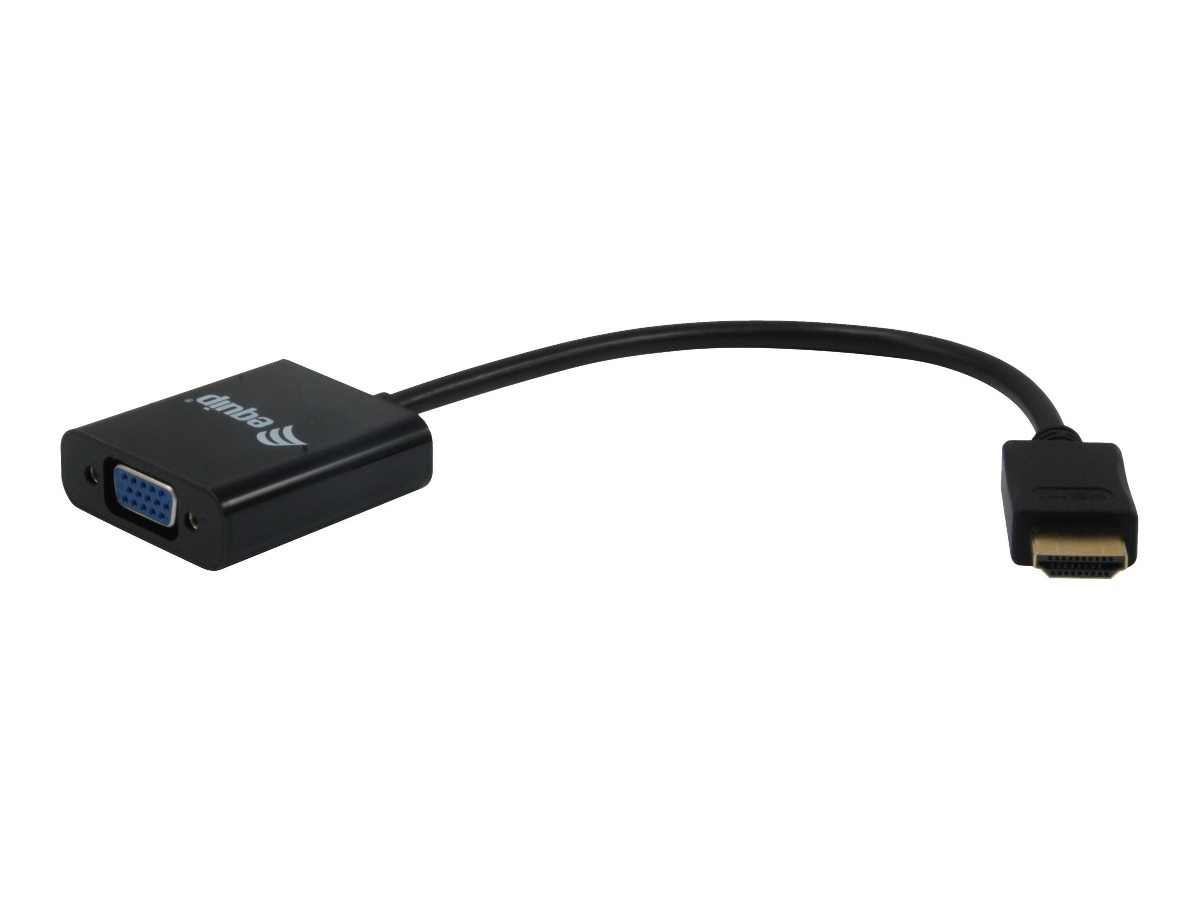 Equip Videokonverter - HDMI - VGA - Schwarz
