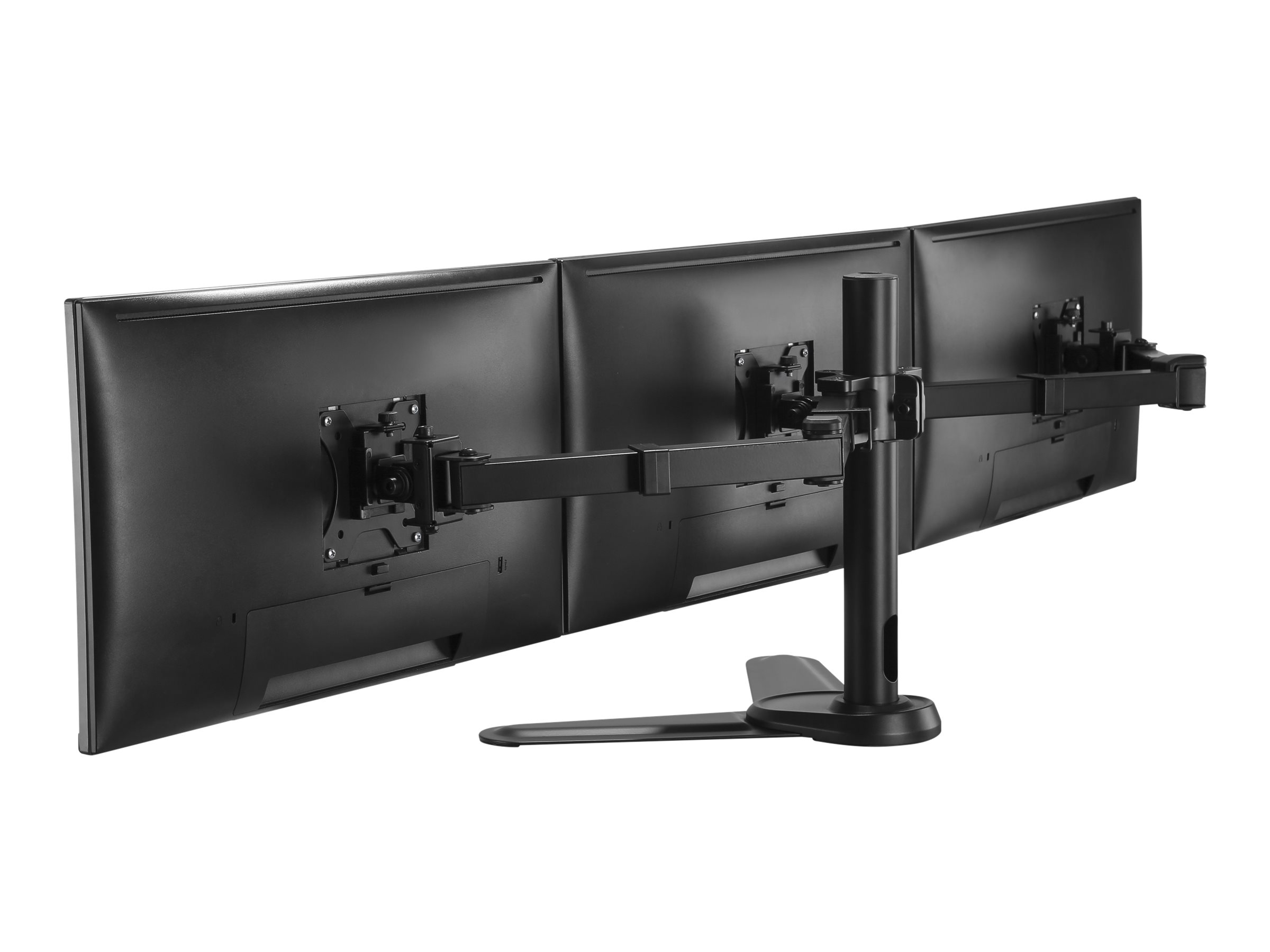 Equip Pro - Aufstellung - neigbar - für 3 LCD-Anzeigen - Schwarz - Bildschirmgröße: 43.2-68.6 cm (17