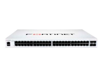 Fortinet FortiSwitch 148F-POE - Switch - managed - 24 x 10/100/1000 + 24 x 10/100/1000 (PoE+)