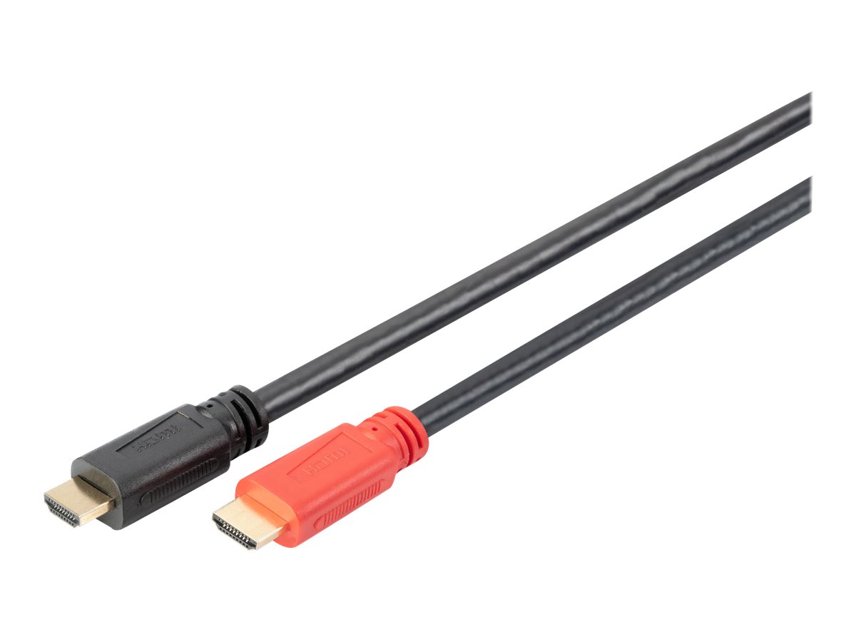 DIGITUS HDMI High Speed Anschlusskabel mit Ethernet und Signalverstärker