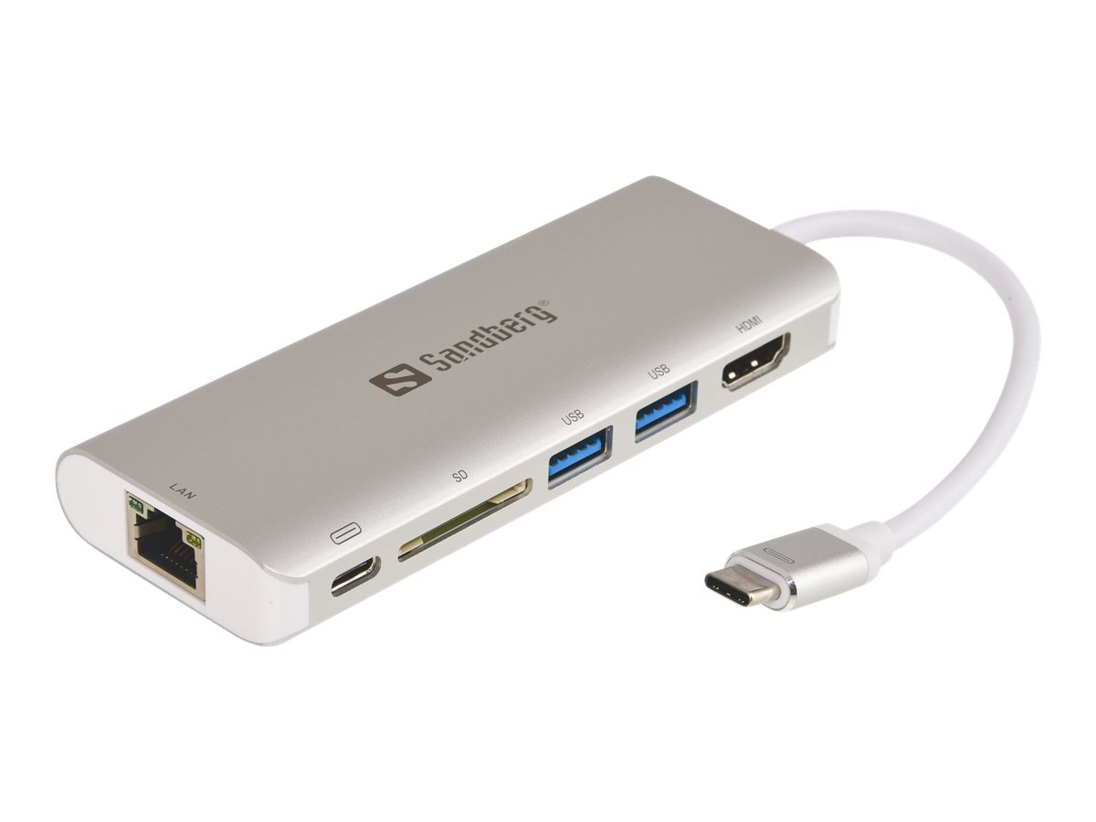 SANDBERG Dockingstation - USB - HDMI - GigE