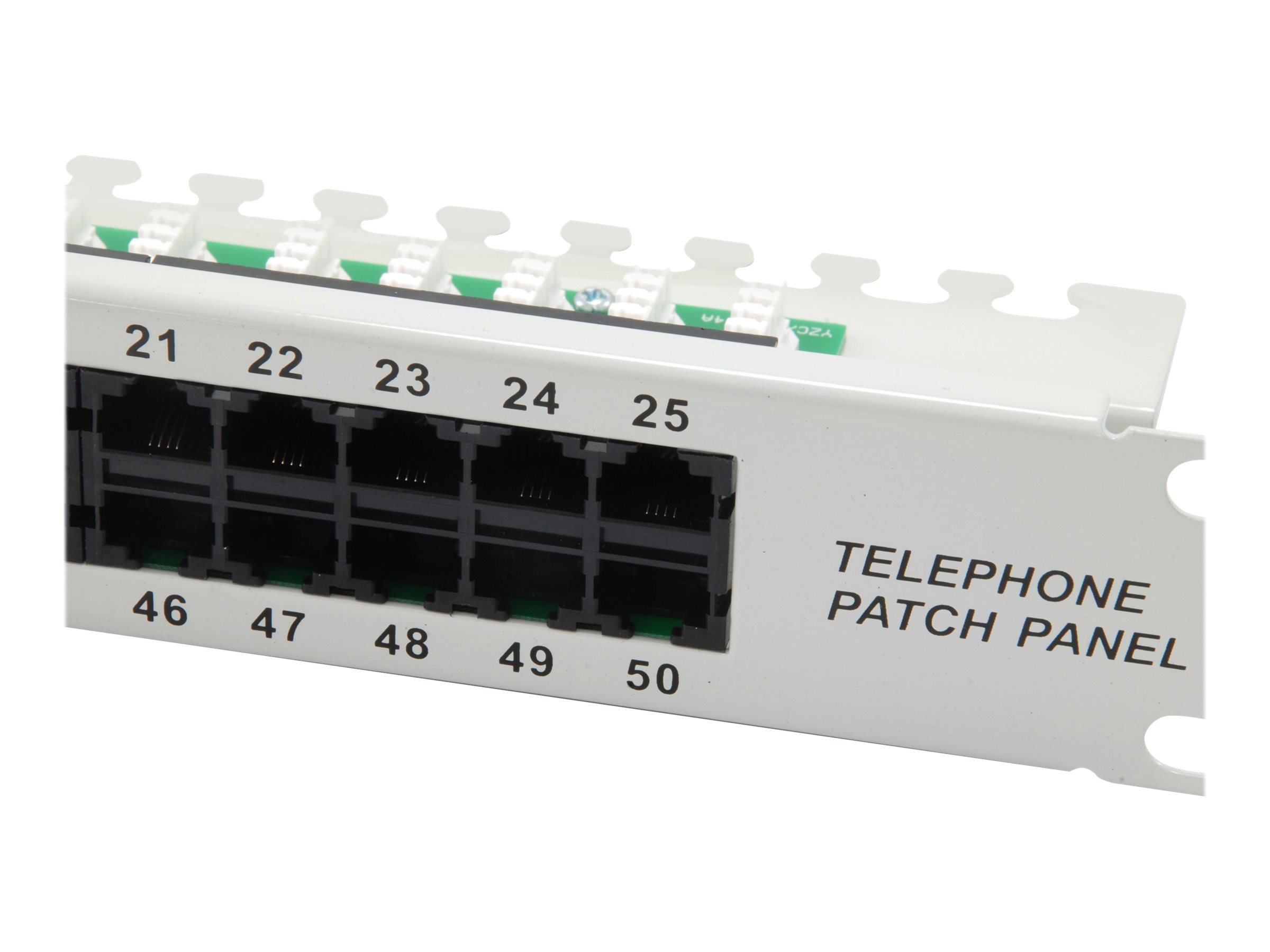 Equip Pro ISDN - Patch Panel - CAT 3 - RJ-45 X 50 - Hellgrau - 1U - 48.3 cm (19 in)