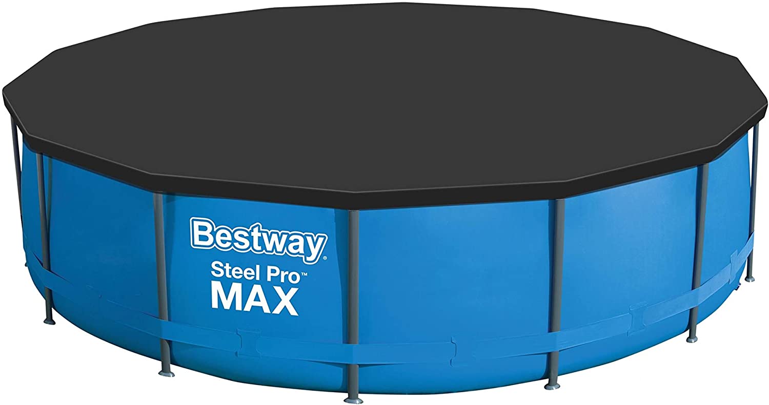 Bestway® Flowclear™ PVC-Abdeckplane Ø 427 cm, schwarz, rund