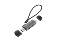 Conceptronic Card -> USB-C USB-A Micro SD/TF sw - Card-Reader - Micro SD