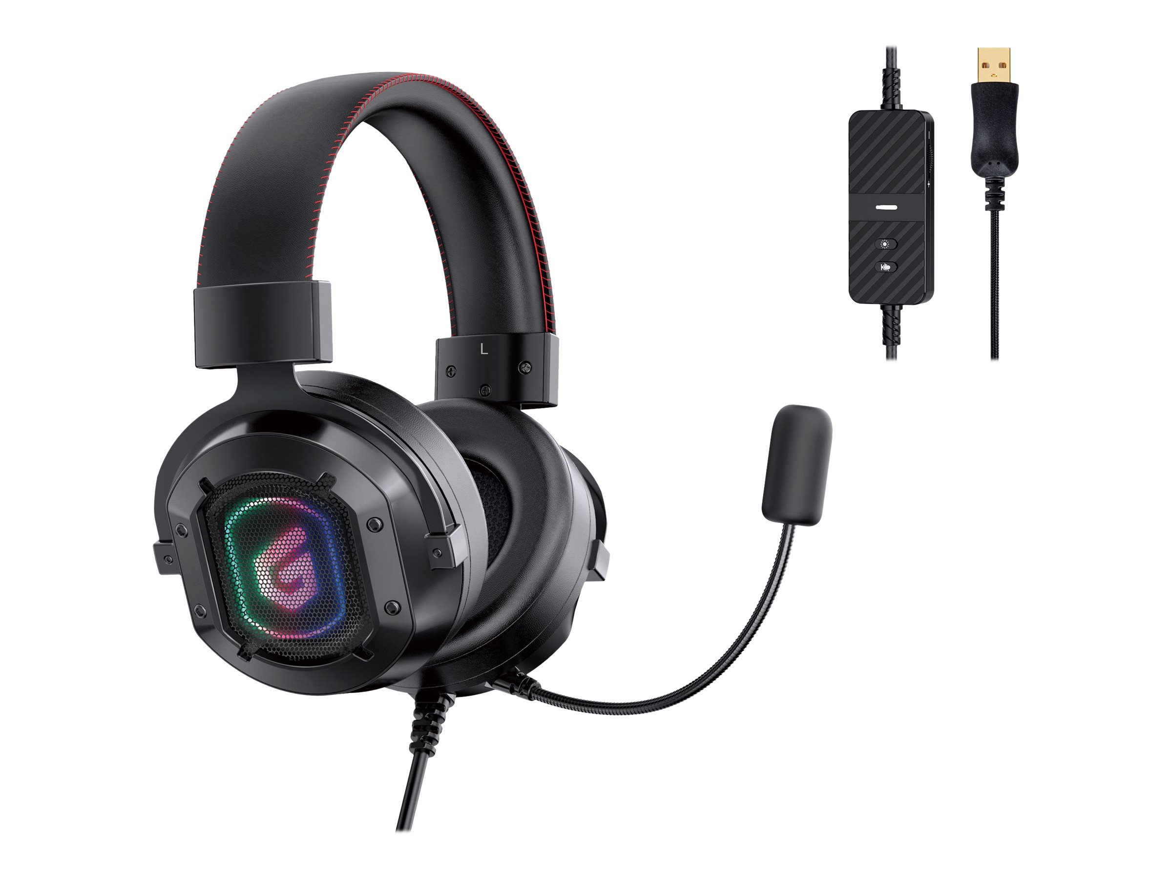 Conceptronic ATHAN02B - Headset - 7.1-Kanal - ohrumschließend