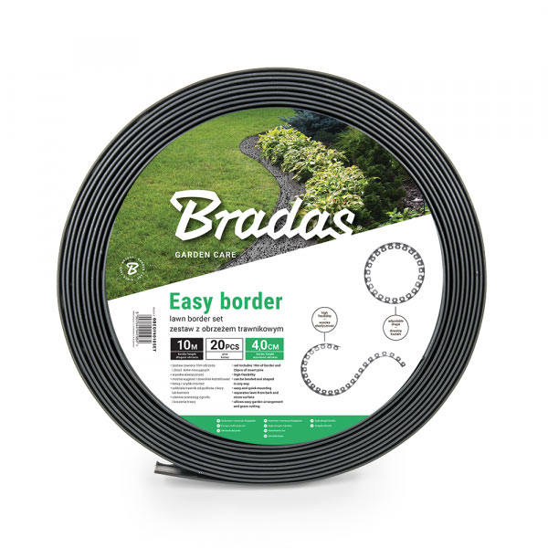 BRADAS Lawn border set EASY - grafit OBEGY4010SET