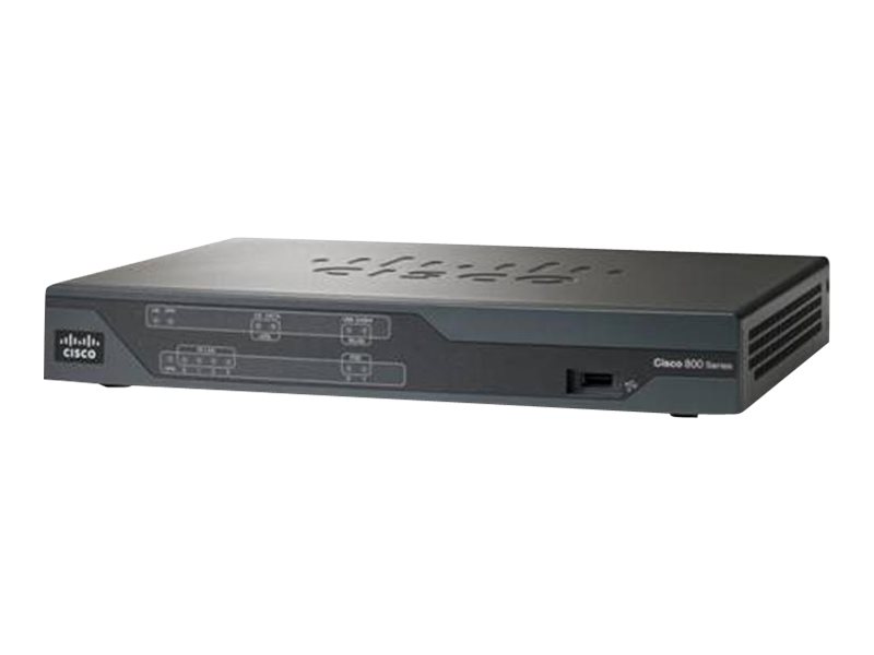 Cisco 886 VDSL/ADSL over ISDN Multi-mode Router - Router - ISDN/DSL - 4-Port-Switch - WAN-Ports: 2 -