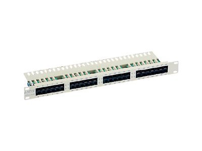 Equip ISDN So Patch Panel - Patch Panel - CAT 3 - Schwarz - 1U - 48.3 cm (19 in)
