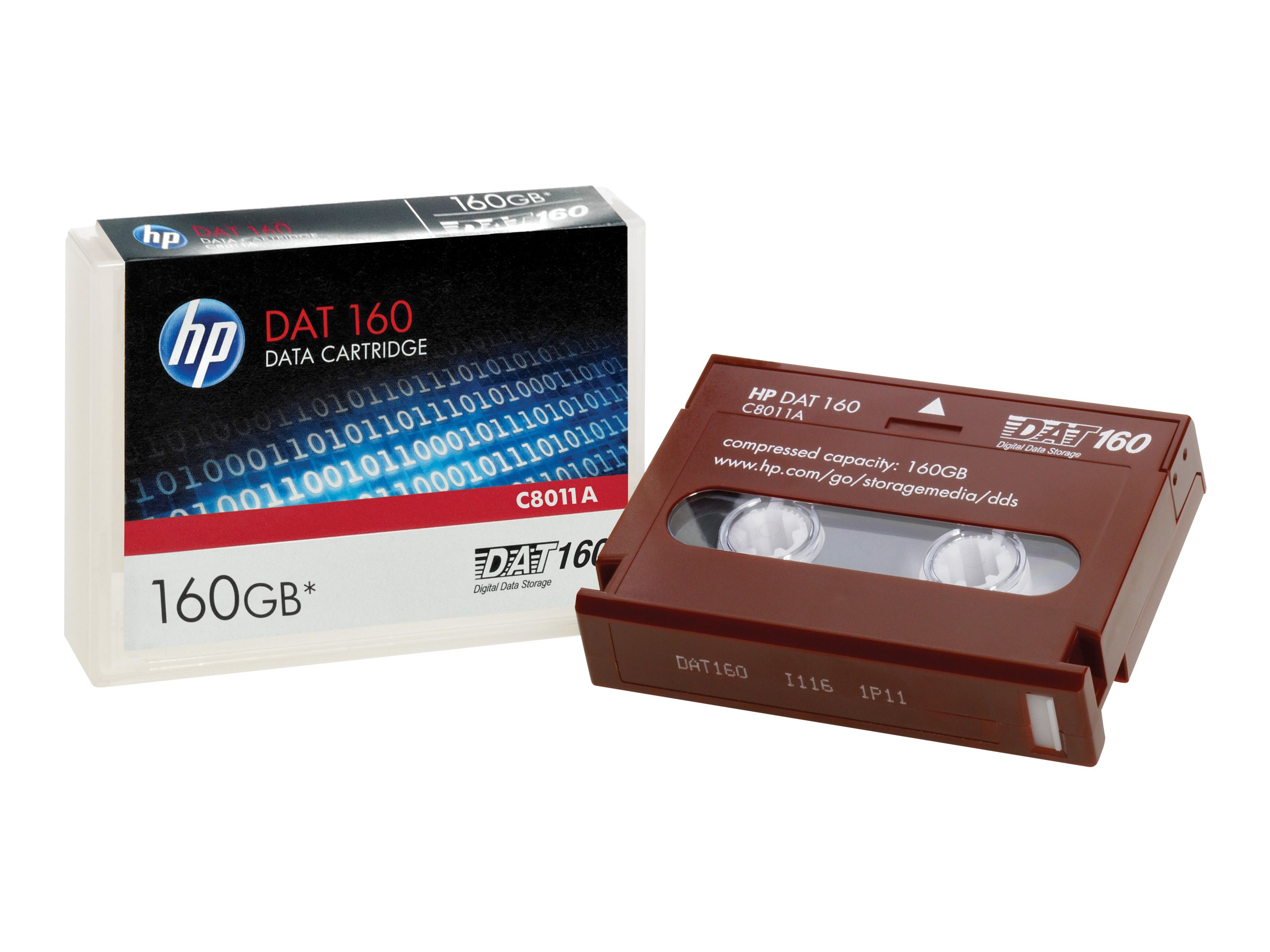 HPE DAT-160 - 80 GB / 160 GB - Rot - für HPE DAT 160
