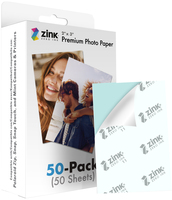 Polaroid Zink Premium Fotopapier 2x3 in (50) - Glanz - 2x3 Zoll - Mehrfarbig - 50 Blätter - Polaroid