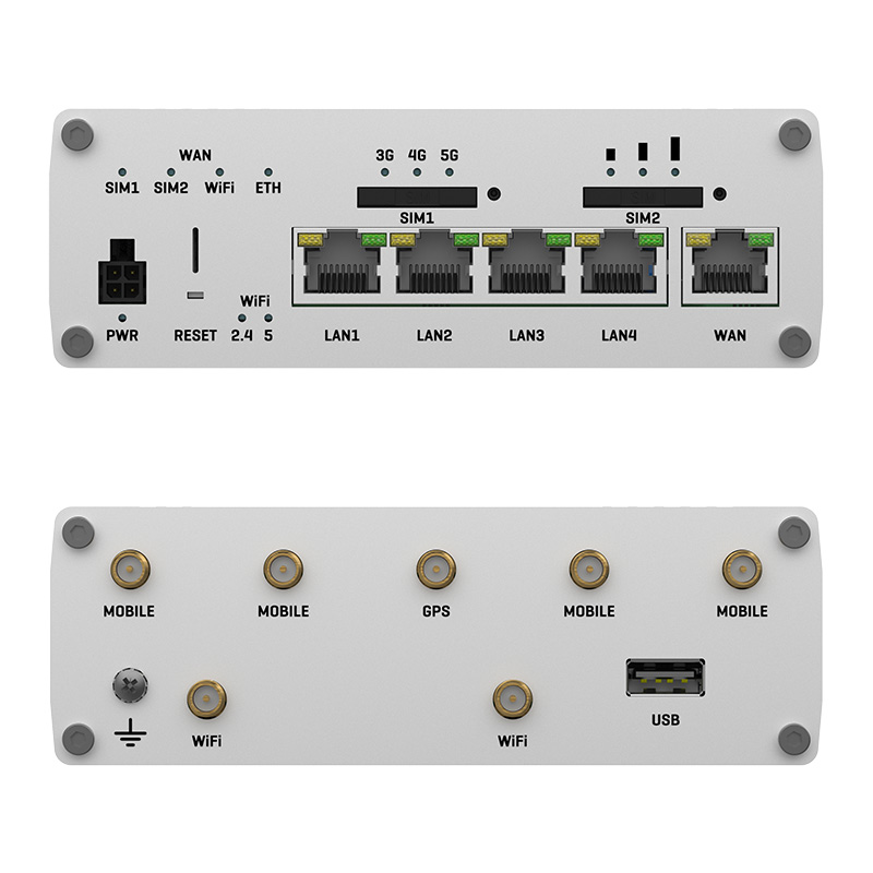 Teltonika RUTX50 - Wireless Router - WWAN - 4-Port-Switch