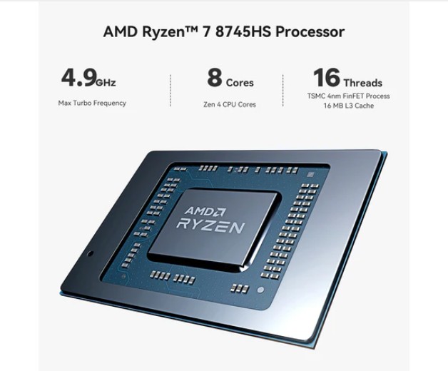 BL_SER8_8745HS_24G_1TB_Frost_Silver  Beelink SER8 Mini PC , AMD Ryz Etree Shop Deutschland online 3