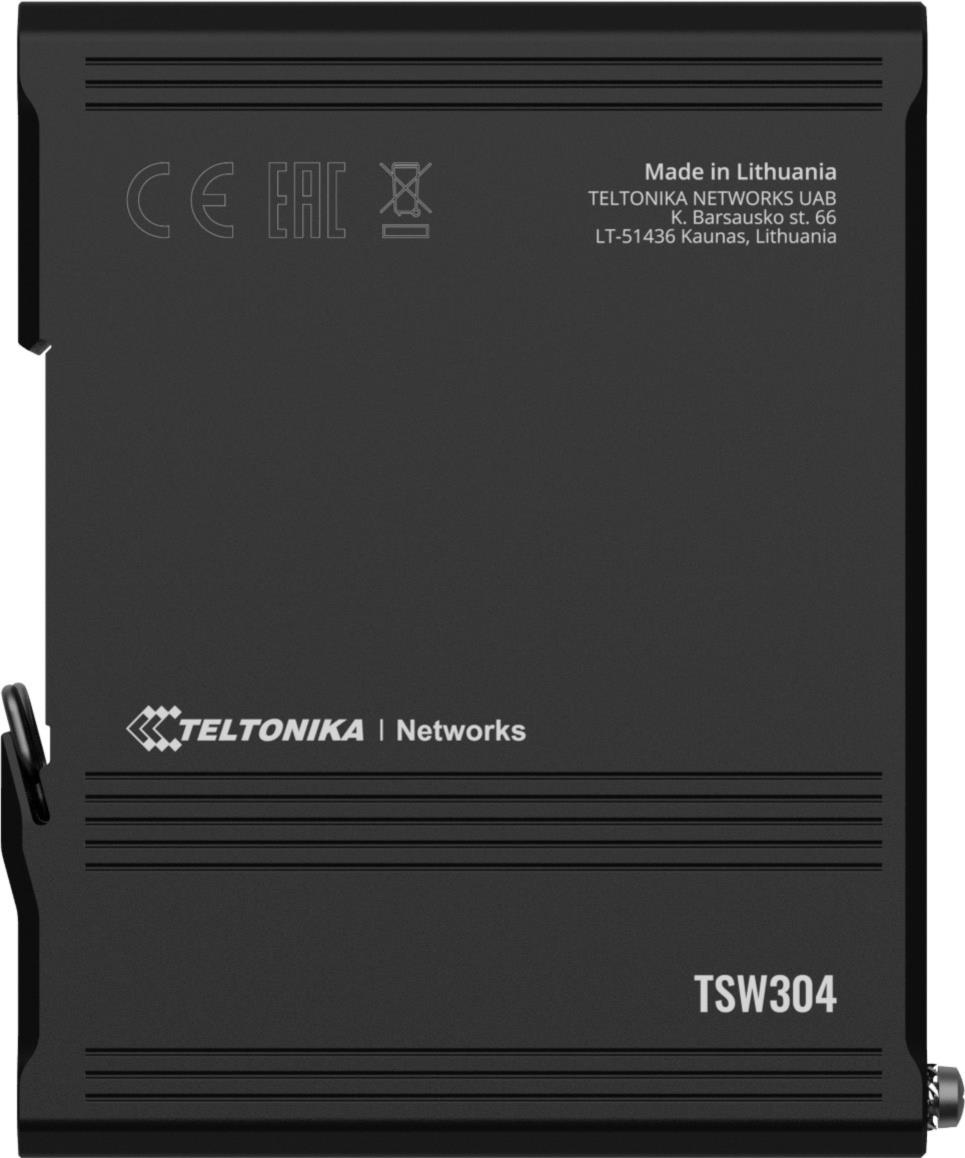 Teltonika TSW304 - Gigabit Ethernet (10/100/1000) - Power over Ethernet (PoE) - Wandmontage