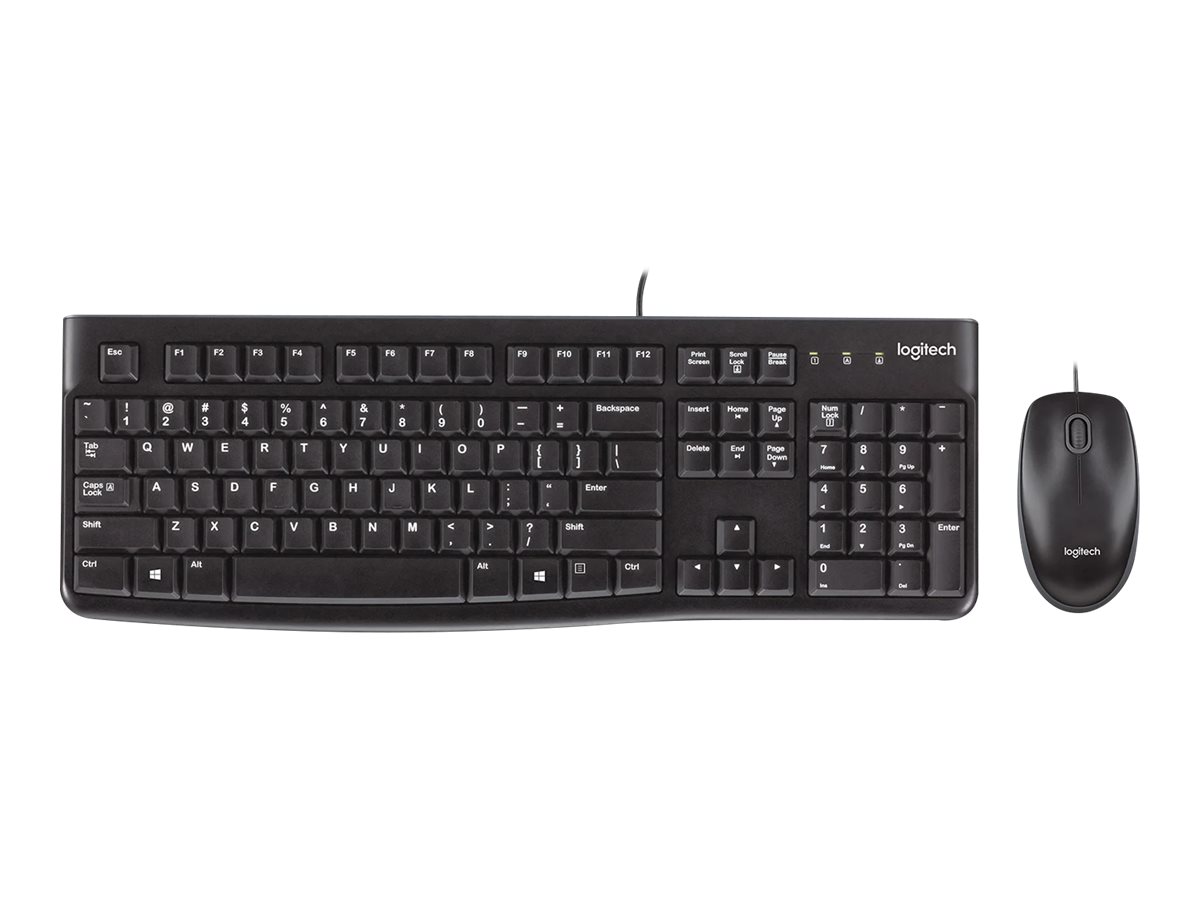 Logitech MK120 - Tastatur-und-Maus-Set - USB