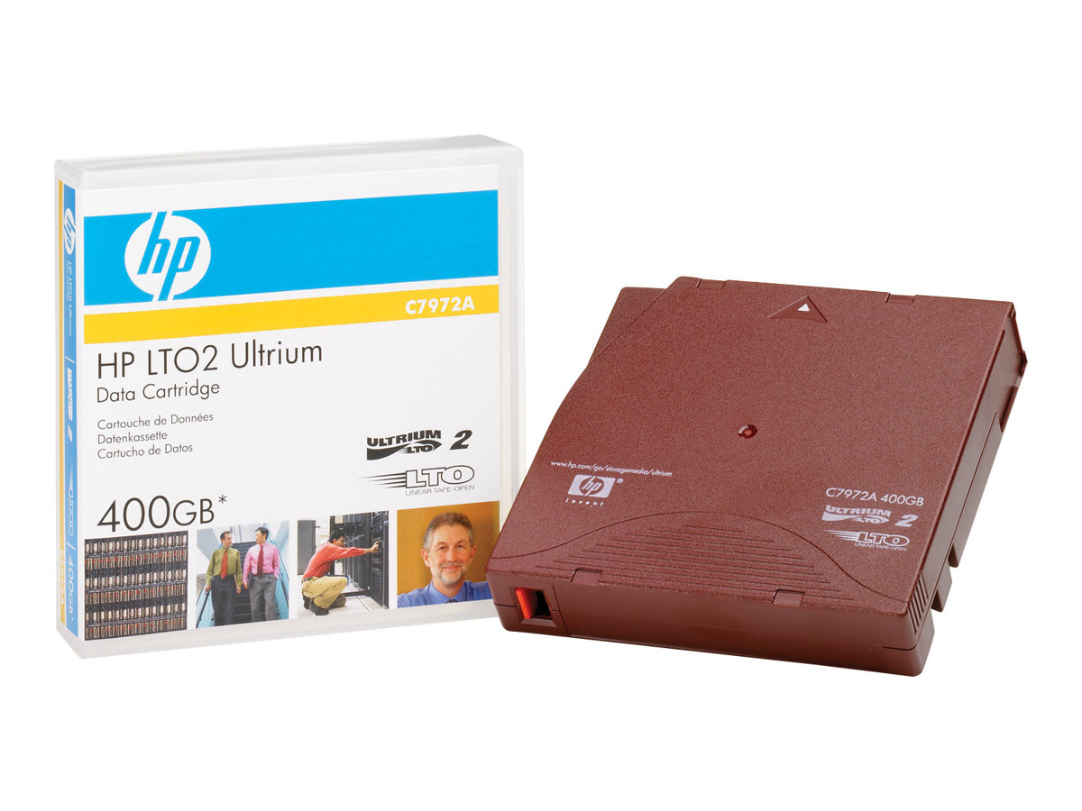 HPE RW Data Cartridge - LTO Ultrium 2 - 200 GB / 400 GB
