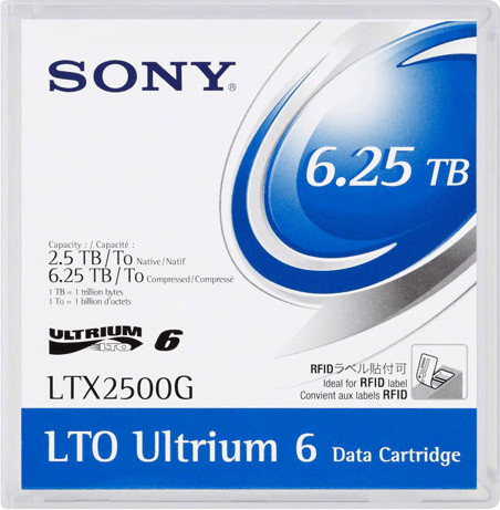 Sony LTX-2500GN - LTO Ultrium 6 - 2.5 TB / 6.25