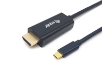 Equip USB-C auf HDMI Kabel - M/M - 1.0m - 4K/30Hz - 1 m - USB Typ-C - HDMI Typ A (Standard) - Männli