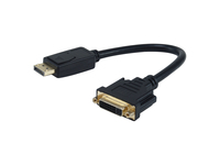 Equip DisplayPort->DVI-I 0.15cm St/Bu 1920x1200/60Hz schwarz