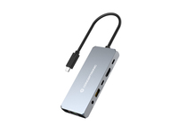 Conceptronic DONN22G - Kabelgebunden - USB 3.2 Gen 2 (3.1 Gen 2) Type-C - 100 W - 3,5 mm - 2500 Mbit