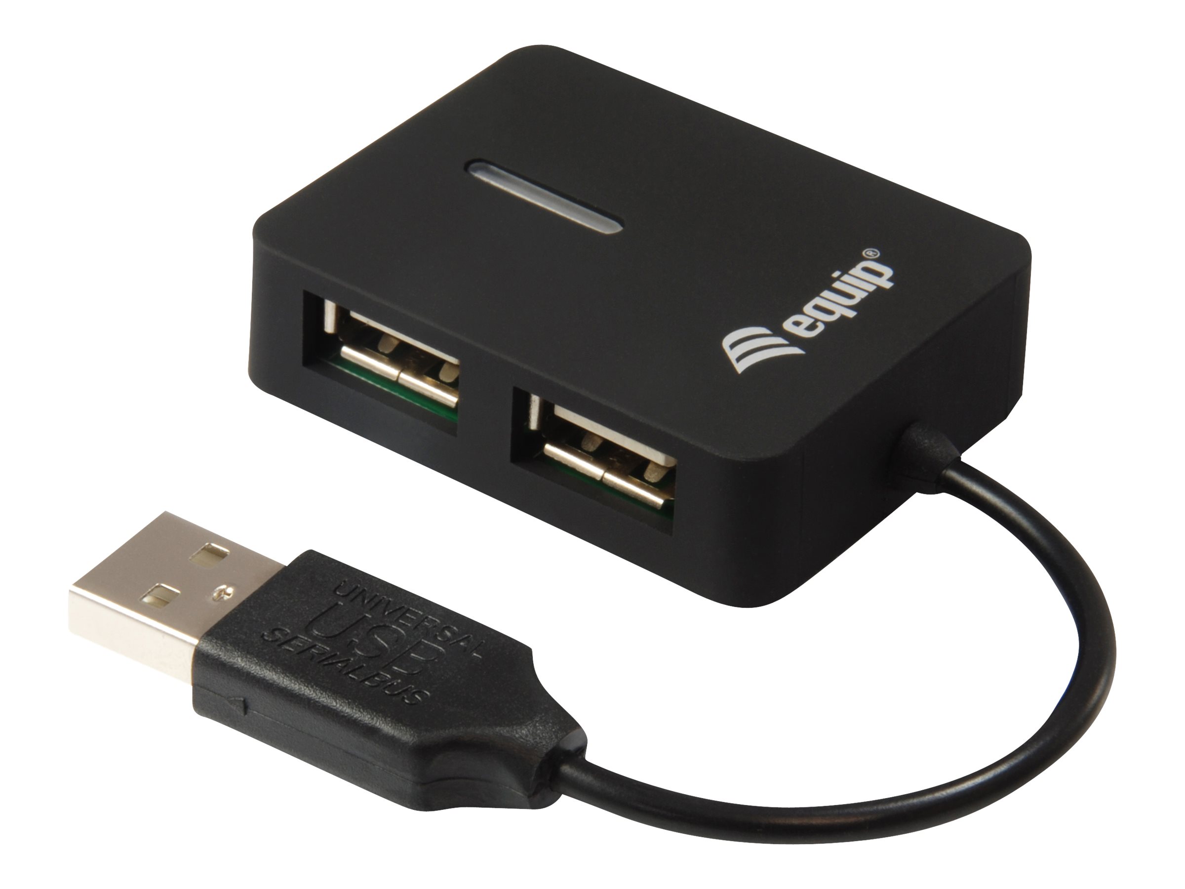 Equip Life 4 Ports Travel USB Hub - Hub - 4 x USB 2.0