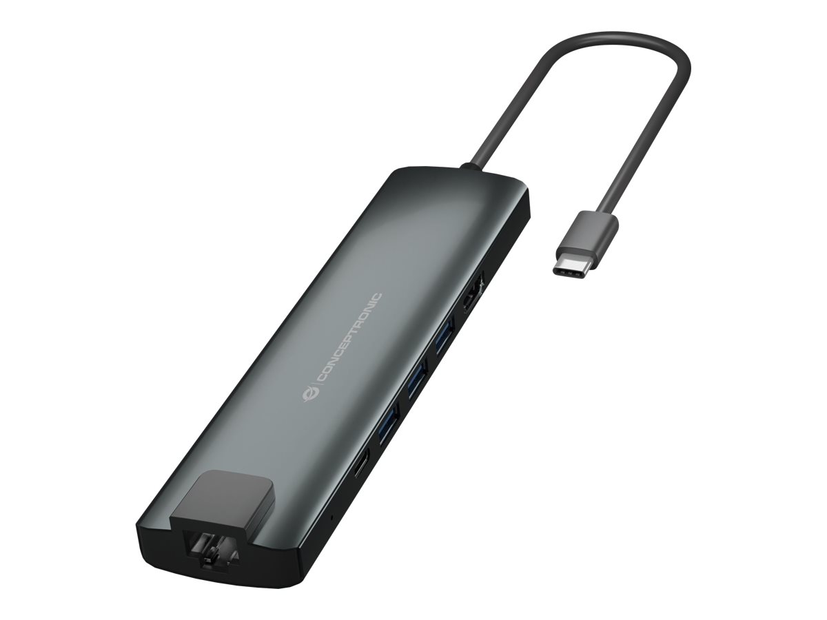 Conceptronic DONN06G - Dockingstation - USB-C 3.1 Gen 1