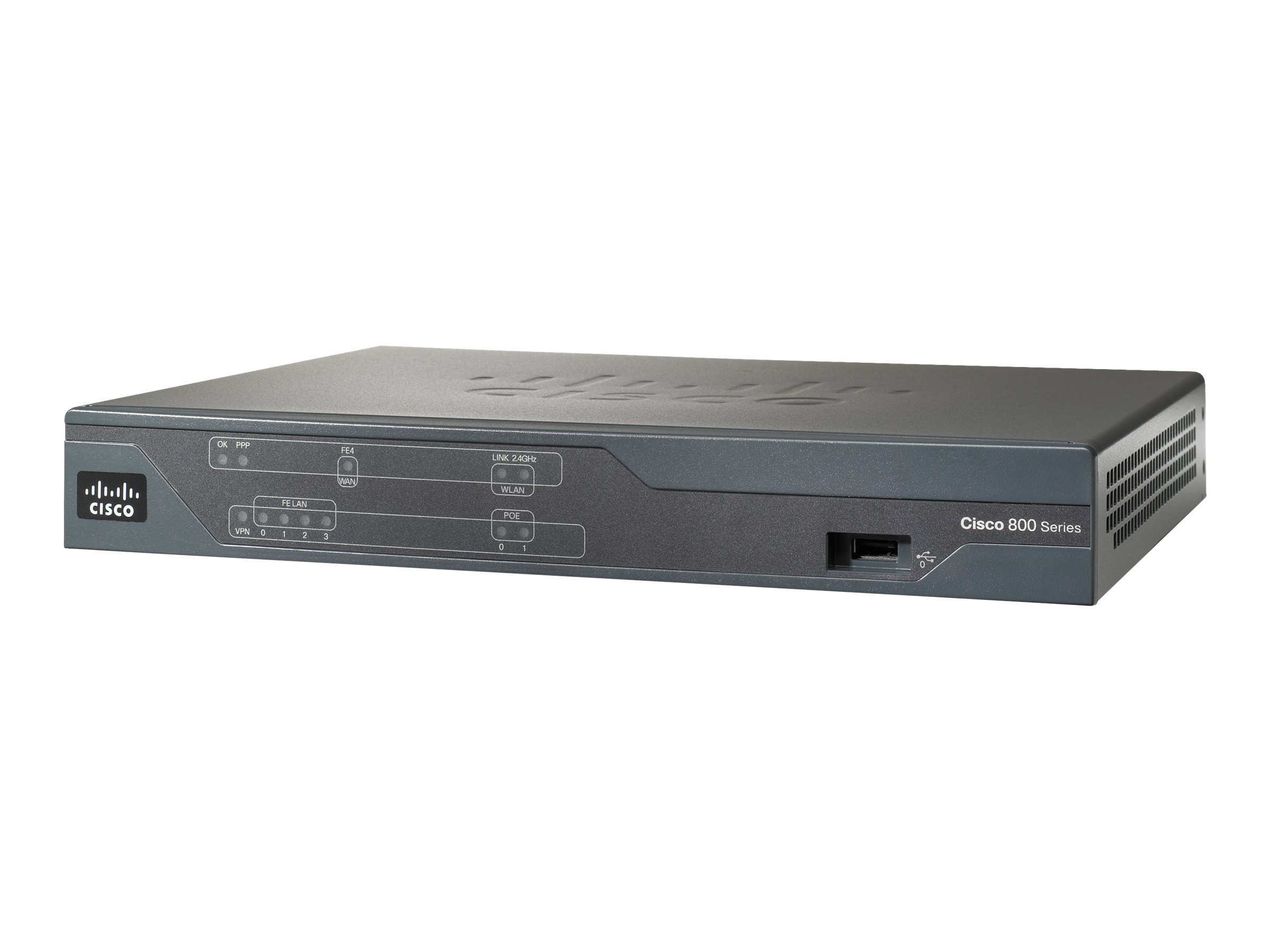 Cisco 881 Fast Ethernet Security - Router - WWAN - OVP geöffnet