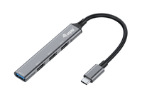 Equip 4-Port-USB 3.0/2.0-Hub - USB 3.2 Gen 1 (3.1 Gen 1) Type-C - USB 2.0 - USB 3.2 Gen 1 (3.1 Gen 1