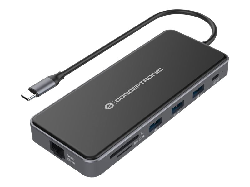 Conceptronic DONN15G - Dockingstation - USB-C 3.2 Gen 1